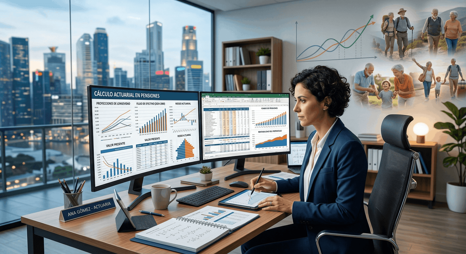 [Imagen de análisis de datos y cálculo financiero]